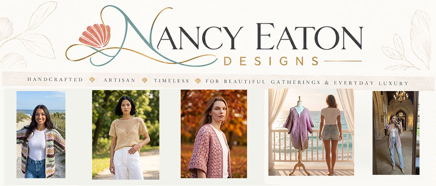 Nancy Eaton Designs Cardigans and Tops Banner