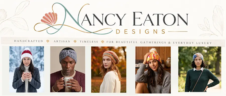 Nancy Eaton Designs Crochet Hats and Mittens Banner